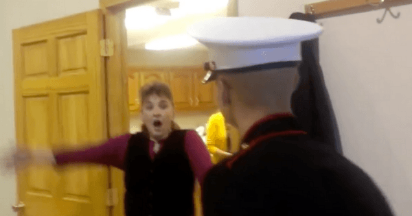 Marine Surprise Thanksgiving