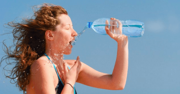 Woman Drinking Water