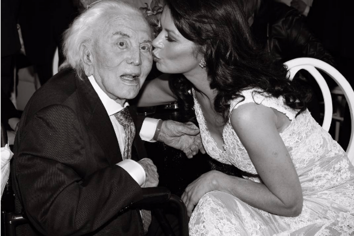 Kirk Douglas Catherine Zeta Jones