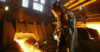 Steel worker