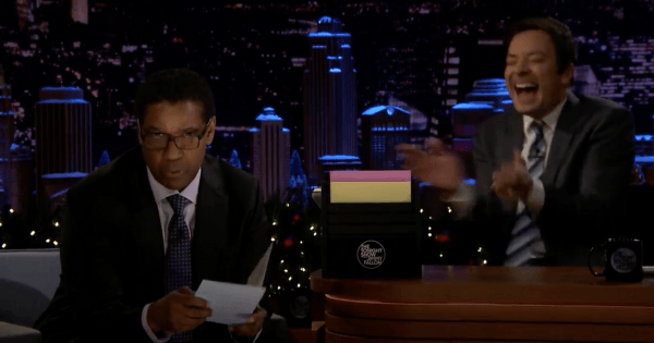 Denzel Washington Jimmy Fallon