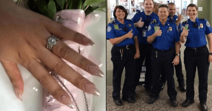 TSA engagement ring