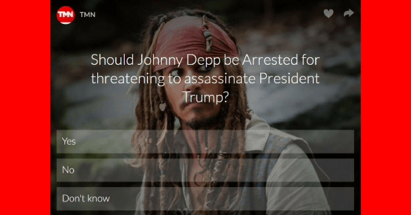 Johnny Depp Violence Trump