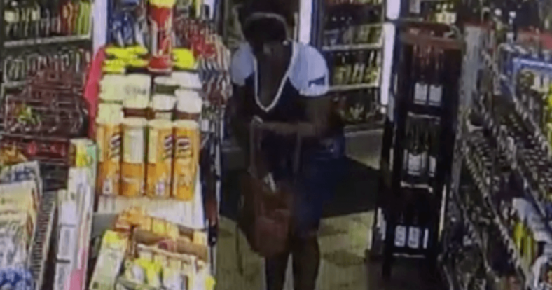 gas station thief