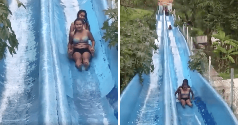 waterslide crash