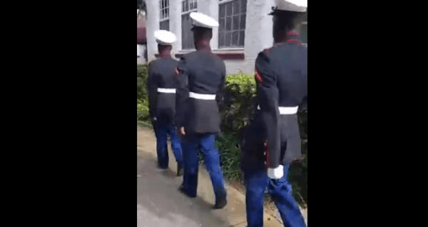 Marines surprise mom