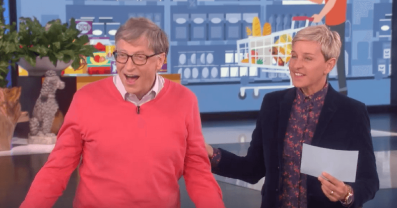 Ellen DeGeneres Bill Gates