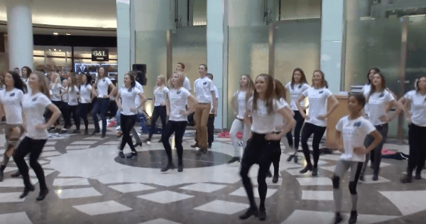 Irish dance flashmob