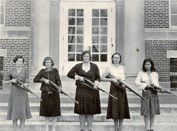 1931 Huntington High School Girls Rifle Team