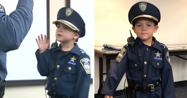 boy cancer cop