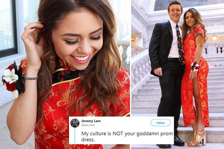 chinese dress prom girl