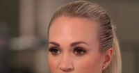 carrie underwood facial scars