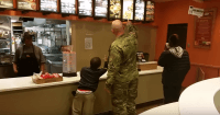 army officer taco bell