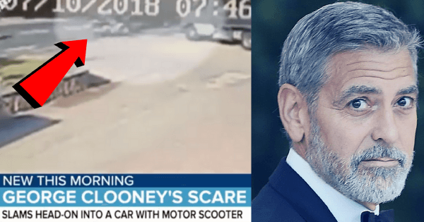clooney motorcycle accident