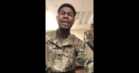 soldiers sing amazing grace