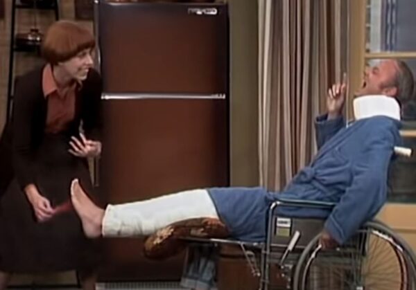 harvey korman fakes injury