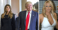 Donald Melania Trump Stormy Daniels