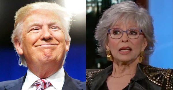 rita moreno donald trump middle finger