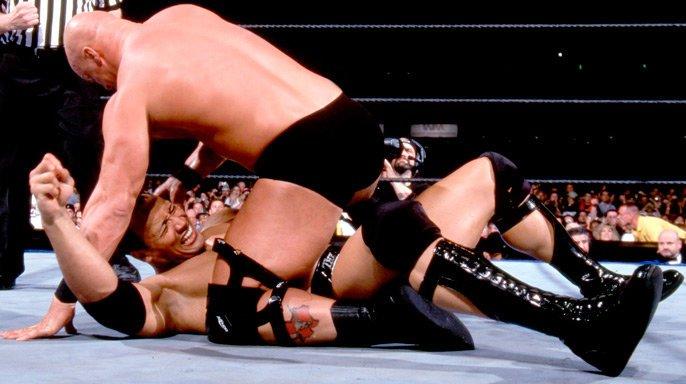 WrestleMania 17’s Stone Cold Steve Austin vs. The Rock. 