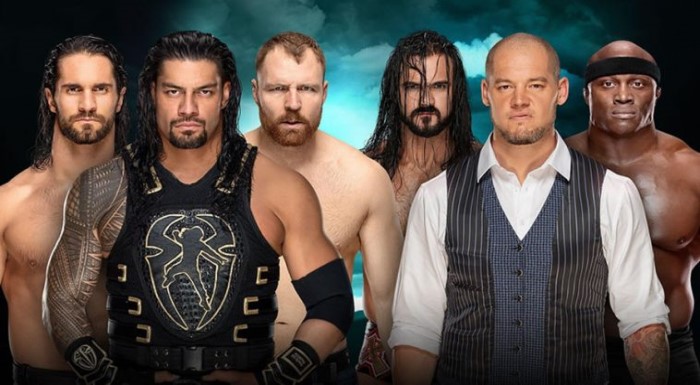 The Shield Drew McIntyre Baron Corbin Bobby Lashley