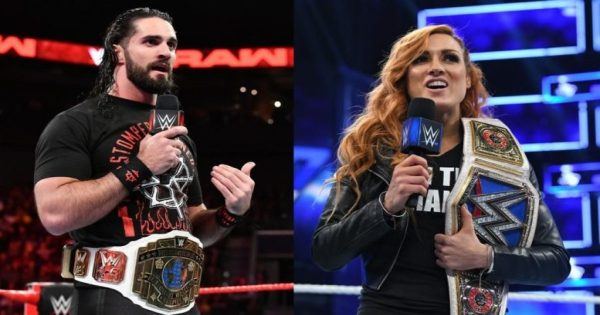 Seth Rollins And Becky Lynch