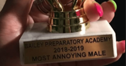 Most Annoying Male trophy