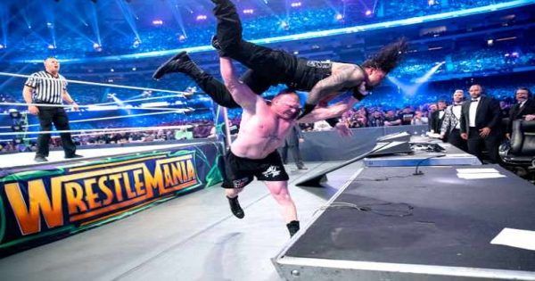 Brock Lesnar and Roman Reigns