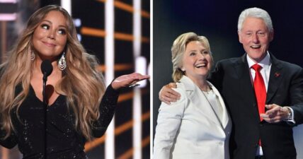 mariah carey president clinton