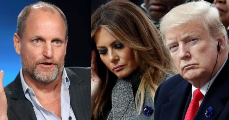 woody harrelson trump melania