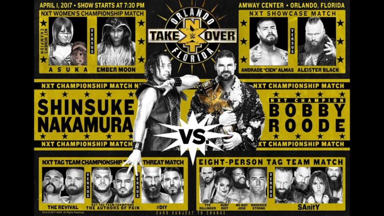 Throwback Photos Of Previous NXT Takeover Cards