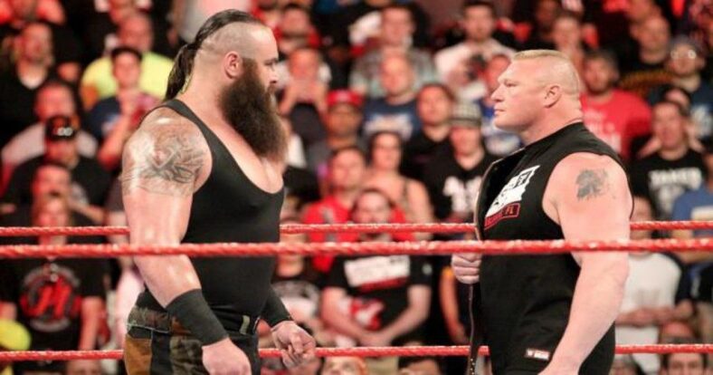 Braun Strowman and Brock Lesnar