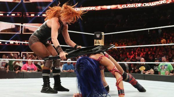 Becky Lynch and Sasha Banks