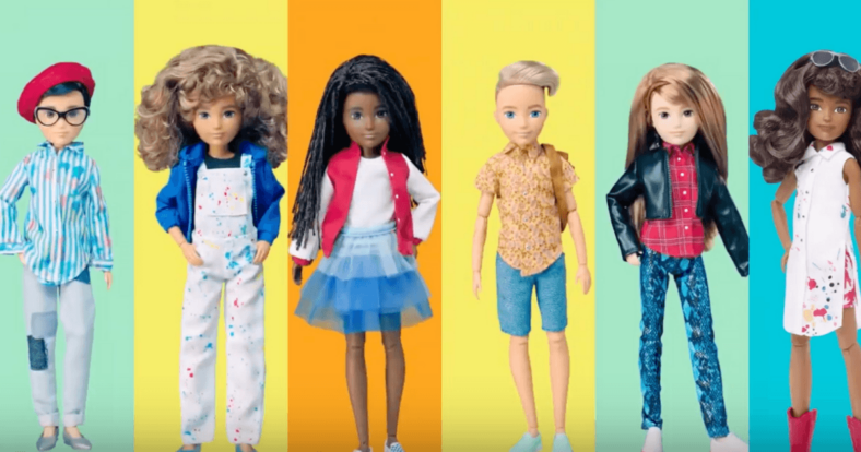 Creatable World Mattel dolls