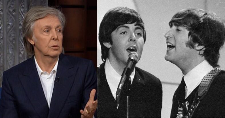 Sir Paul McCartney shot down rumors of a feud with John Lennon in an emotional new interview, saying his fallen fellow Beatle visits in his dreams.