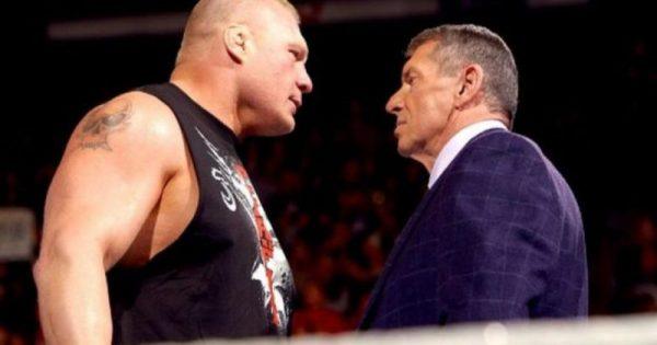 Brock Lesnar and Vince McMahon