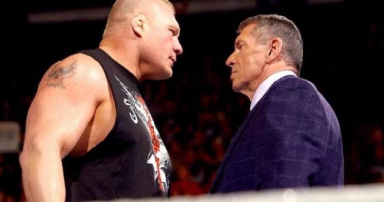 Brock Lesnar and Vince McMahon