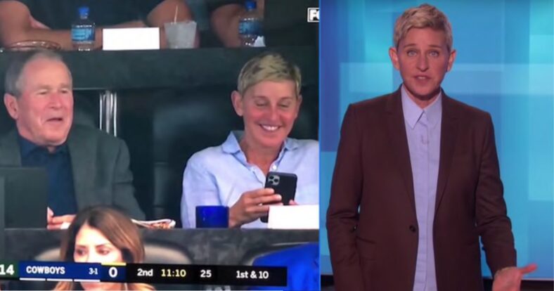 Ellen DeGeneres defended her friendship with George W. Bush and reminds Liberals slamming her of the importance of tolerating people with different views.