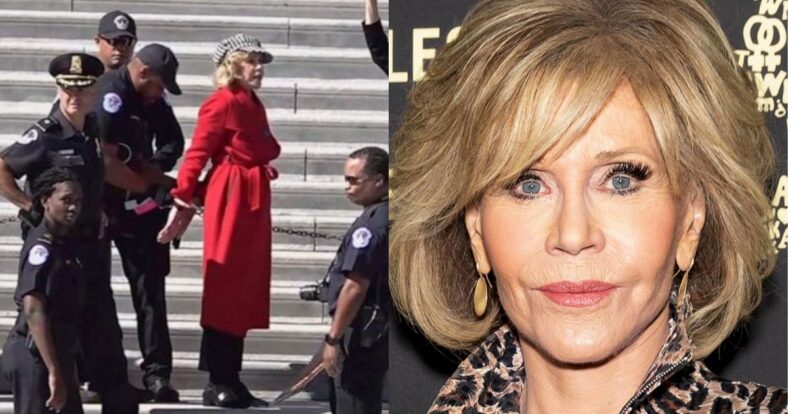 U.S. Capitol police arrested Jane Fonda Friday for a Greta Thunberg inspired climate change protest, nearly 49 years after her Vietnam war protest arrest.