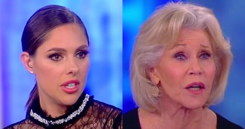 "The View" cohost Abby Huntsman shuts down Jane Fonda's praise of Green New Deal