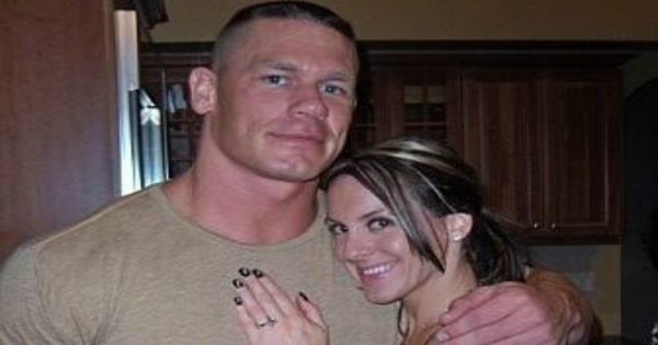 John Cena and Elizabeth Huberdau