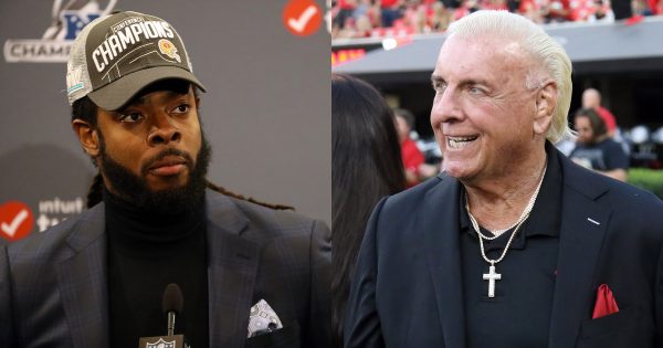 wrestling superbowl counterparts: Richard Sherman and Ric Flair