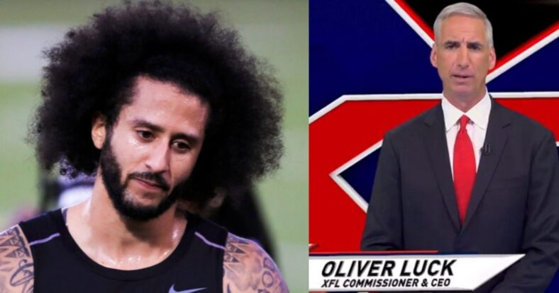XFL Commissioner Luck comments on Colin Kaepernick status