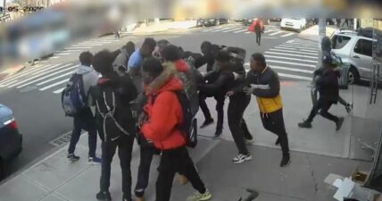 NYPD searching for teen gang in assault footage