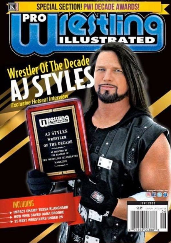 AJ Styles Prestigious Honor