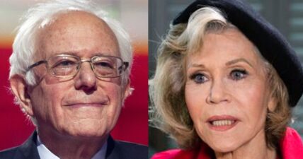 Jane Fonda endorses Bernie Sanders for climate change