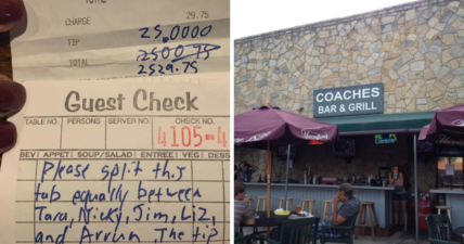 Coaches On Bethel $2500 Columbus restaurant tip before coronavirus closure