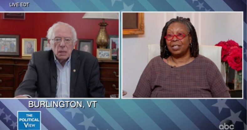 Bernie Sanders Whoopi Goldberg