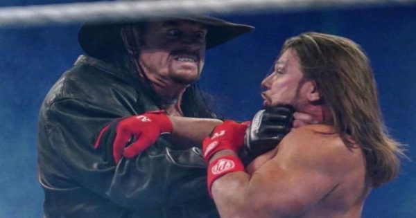 The Undertaker Versus AJ Styles at WWE WrestleMania 