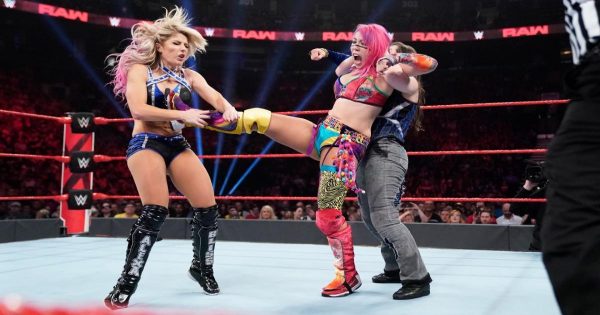 The Kabuki Warriors versus Nikki Cross and Alexa Bliss