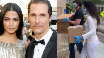 Matthew and Camila McConaughey help first responders fighting coronavirus